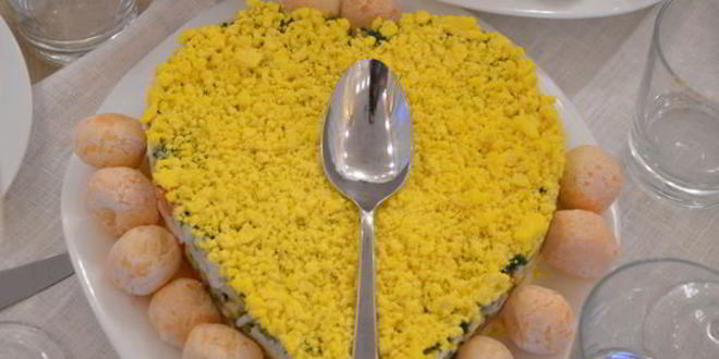 Рецепт декабрьской мимозы