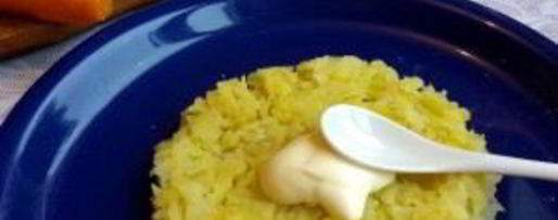 Шаг 1: мимозы с картошкой