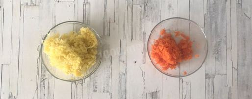 Шаг 1: мимозы с тунцом