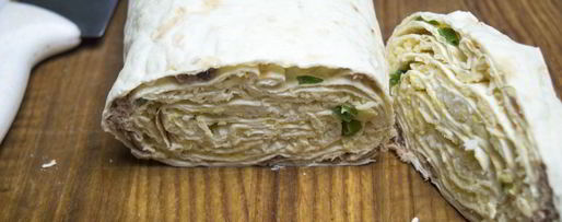 Шаг 6: рулет из лаваша мимоза