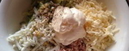 Шаг 5: салата альтернативная мимоза