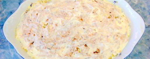 Шаг 15: салата мимоза классический с консервой