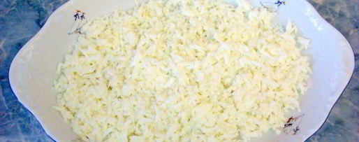 Шаг 7: салата мимоза классический с консервой