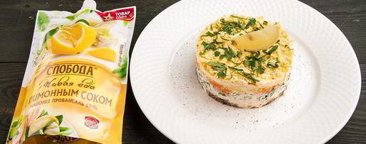 Шаг 6: салата мимоза оригинальная