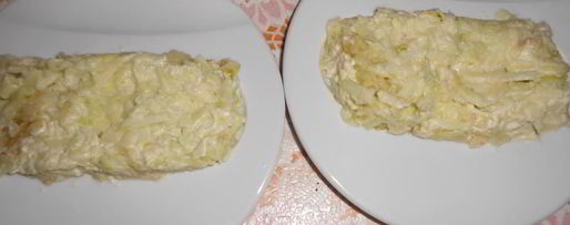 Шаг 2: салата мимоза по-новому