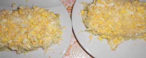 Шаг 4: салата мимоза по-новому