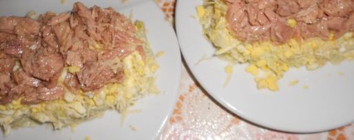 Шаг 5: салата мимоза по-новому