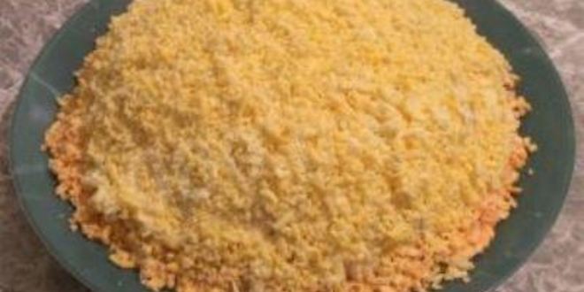 Рецепт салата мимоза с горбушей