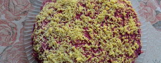 Шаг 8: салата мимоза с горбушей