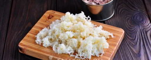 Шаг 3: салата мимоза с картошкой