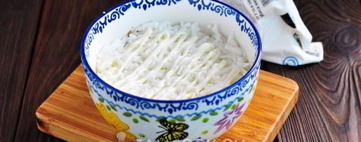 Шаг 6: салата мимоза с картошкой