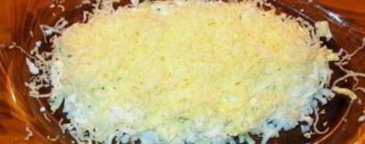 Шаг 1: салата мимоза с консервой и сливочным маслом