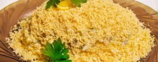 Шаг 3: салата мимоза с консервой и сливочным маслом