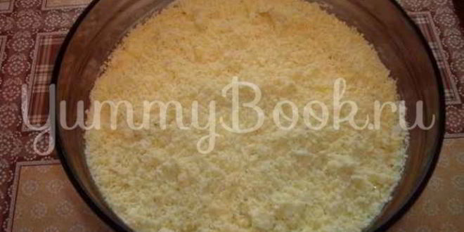 Рецепт салата мимоза с копченой скумбрией