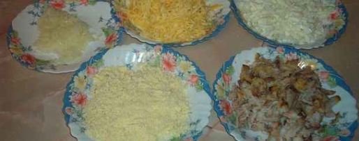 Шаг 17: салата мимоза с копченой скумбрией