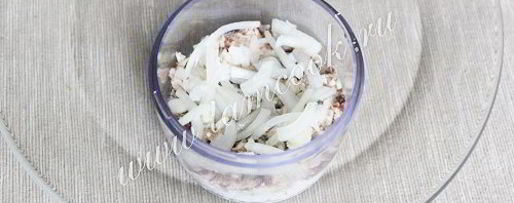 Шаг 4: салата мимоза с рисом