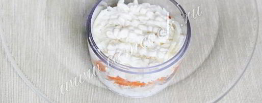 Шаг 6: салата мимоза с рисом