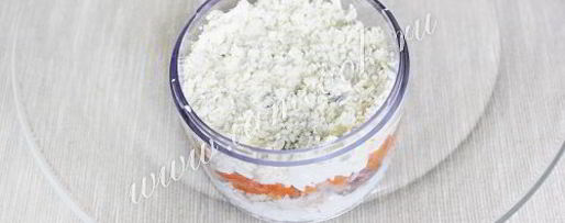 Шаг 7: салата мимоза с рисом