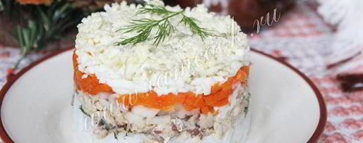 Шаг 9: салата мимоза с рисом