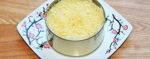 Шаг 10: салата мимоза с тунцом и йогуртом