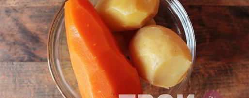 Шаг 1: салата мимоза с тунцом