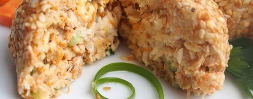 Шаг 11: салатных шариков мимоза