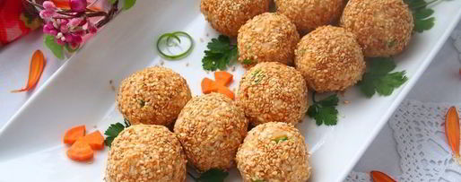 Шаг 12: салатных шариков мимоза