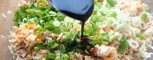 Шаг 4: салатных шариков мимоза