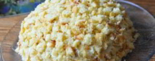 Шаг 8: торта мимоза