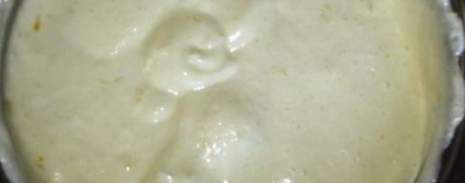 Шаг 11: цуккотто мимоза с лимонным муссом