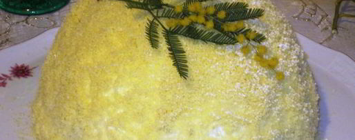 Шаг 21: цуккотто мимоза с лимонным муссом