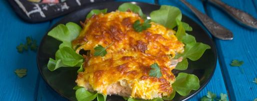 Шаг 14: горбуши под шубой в духовке