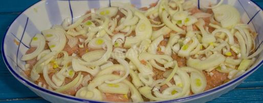 Шаг 9: горбуши под шубой в духовке