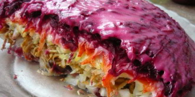 Рецепт классической сельди под шубой по-домашнему