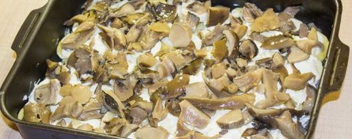 Шаг 16: куриных грудок филе под шубой в духовке