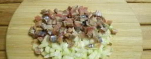 Шаг 2: ленивой селедки под шубой