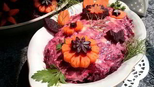 Рецепт Новогодней сельди под шубой