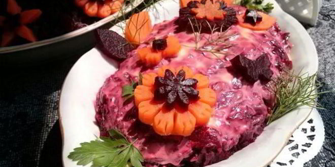 Рецепт новогодней сельди под шубой