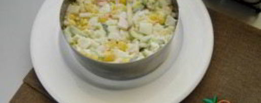 Шаг 5: салата крабового под шубой