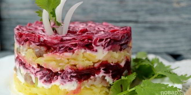 Рецепт салата под шубой классический