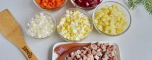 Шаг 1: салата-торта селедка под шубой