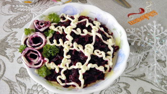 Рецепт Селедки под шубой без моркови