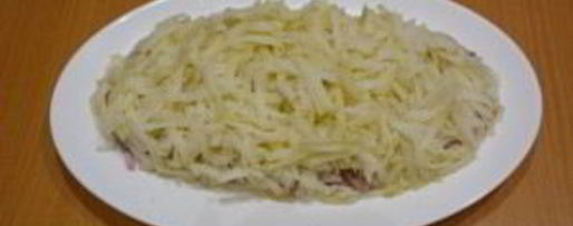 Шаг 1: селедки под шубой без яблок и яиц