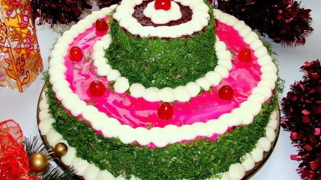 Рецепт Селедки под шубой Новогодняя