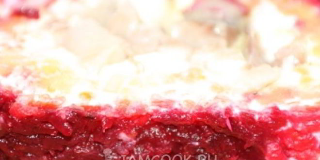 Рецепт селедки под шубой рулетом