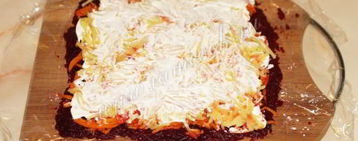 Шаг 11: селедки под шубой рулетом