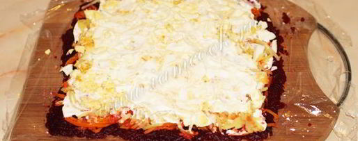 Шаг 12: селедки под шубой рулетом