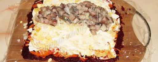 Шаг 13: селедки под шубой рулетом