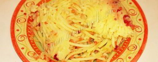 Шаг 6: селедки под шубой рулетом