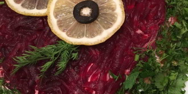 Рецепт селедки под шубой с хлебом